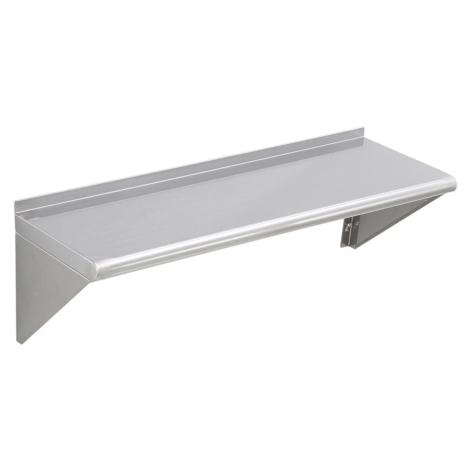 12" x 36" Stainless Steel Shelf, Wall Mounted Floating Shelving with Brackets, 250 lbs Load Capacity Commercial Shelves, Heav
12" x 36" Stainless Steel Shelf, Wall Mounted Floating Shelving with Brackets, 250 lbs Load Capacity Commercial Shelves, Heav