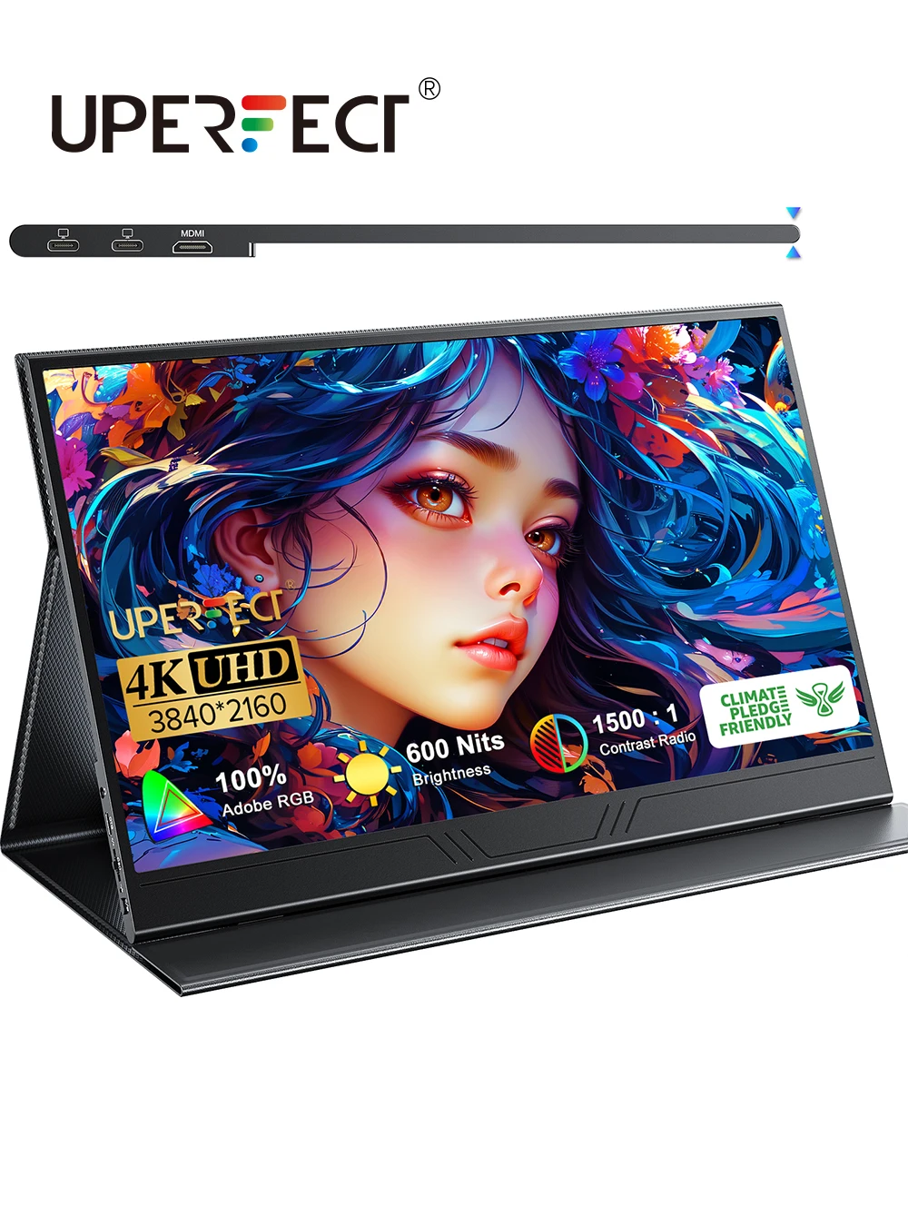 Портативный монитор UPERFECT 4K 15,6" UHD 3840*2160 100% sRGB USB-C HDMI OTG внешний IPS экран компьютерный дисплей с динамиками для ноутбука MacBook Switch PS5/4 Xbox
Портативный монитор UPERFECT 4K 15,6" UHD 3840*2160 100% sRGB USB-C HDMI OTG внешний IPS экран компьютерный дисплей с динамиками для ноутбука MacBook Switch PS5/4 Xbox