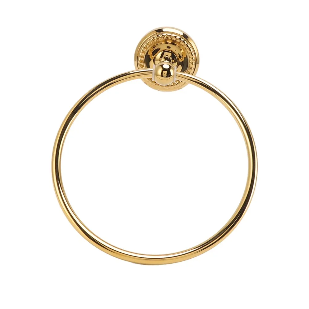 Vintage Style Copper Towel Ring Golden Glossy Hand Feel Towel Rack Round Braiding Carvings Round Towel Holder Home Hotel
Vintage Style Copper Towel Ring Golden Glossy Hand Feel Towel Rack Round Braiding Carvings Round Towel Holder Home Hotel