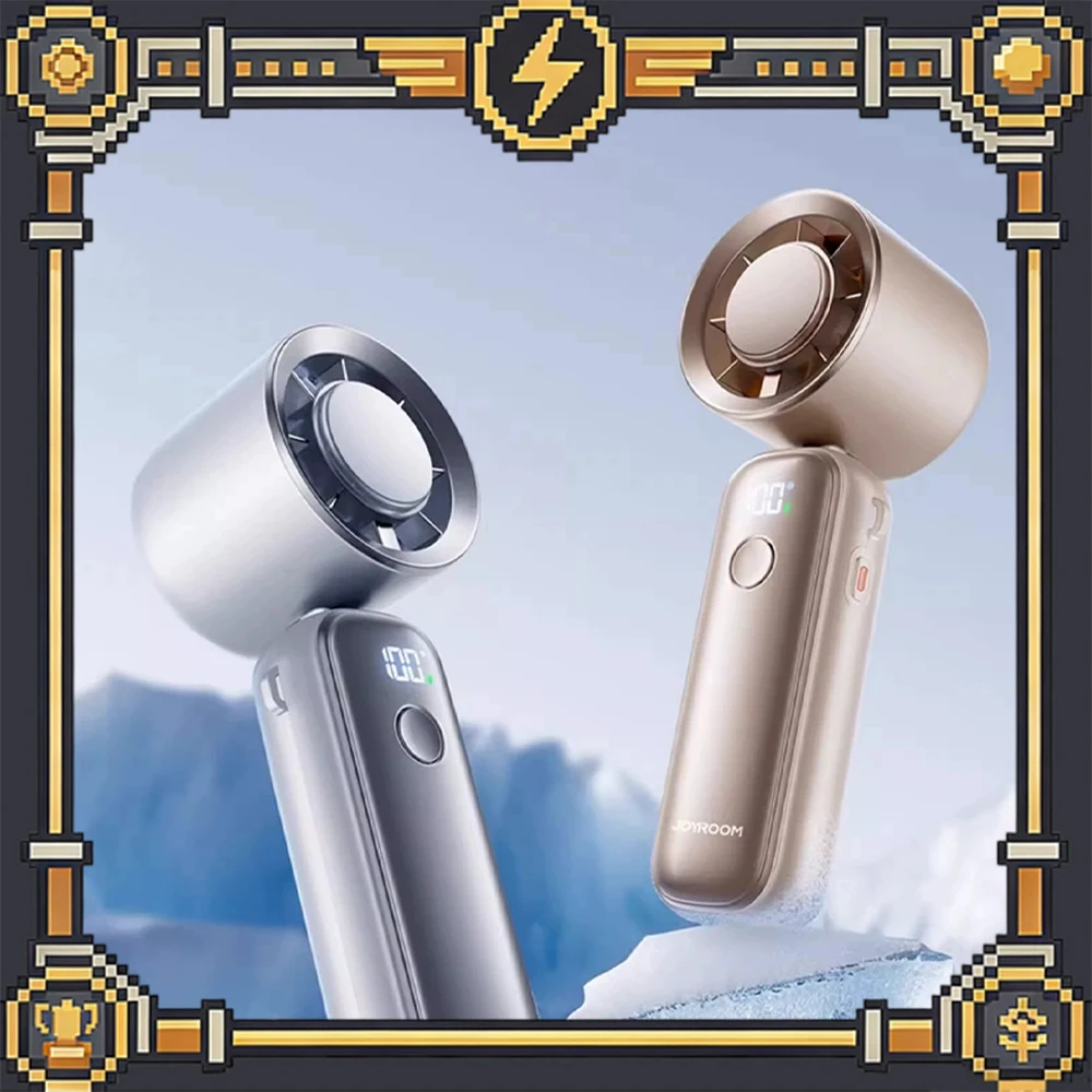 Joyroom JR-CY718 Handheld Fan Hurricane Patented Air Duct Handheld Small Fan 100 Th Gear Arbitrary Adjustment Low Noise Gifts
Joyroom JR-CY718 Handheld Fan Hurricane Patented Air Duct Handheld Small Fan 100 Th Gear Arbitrary Adjustment Low Noise Gifts