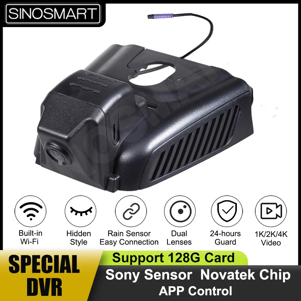 SINOSMART Novatek 1080P Special Wi-Fi DVR Camera for Mercedes GLB/B Class GLA 2020 etc. APP Control SONY IMX307
SINOSMART Novatek 1080P Special Wi-Fi DVR Camera for Mercedes GLB/B Class GLA 2020 etc. APP Control SONY IMX307