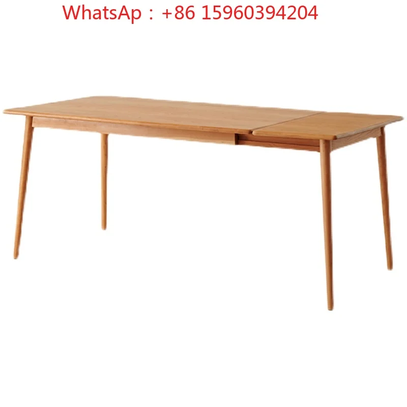 Customized black walnut telescopic table Nordic rectangular log cherry wood pull simple single side extended table household
Customized black walnut telescopic table Nordic rectangular log cherry wood pull simple single side extended table household