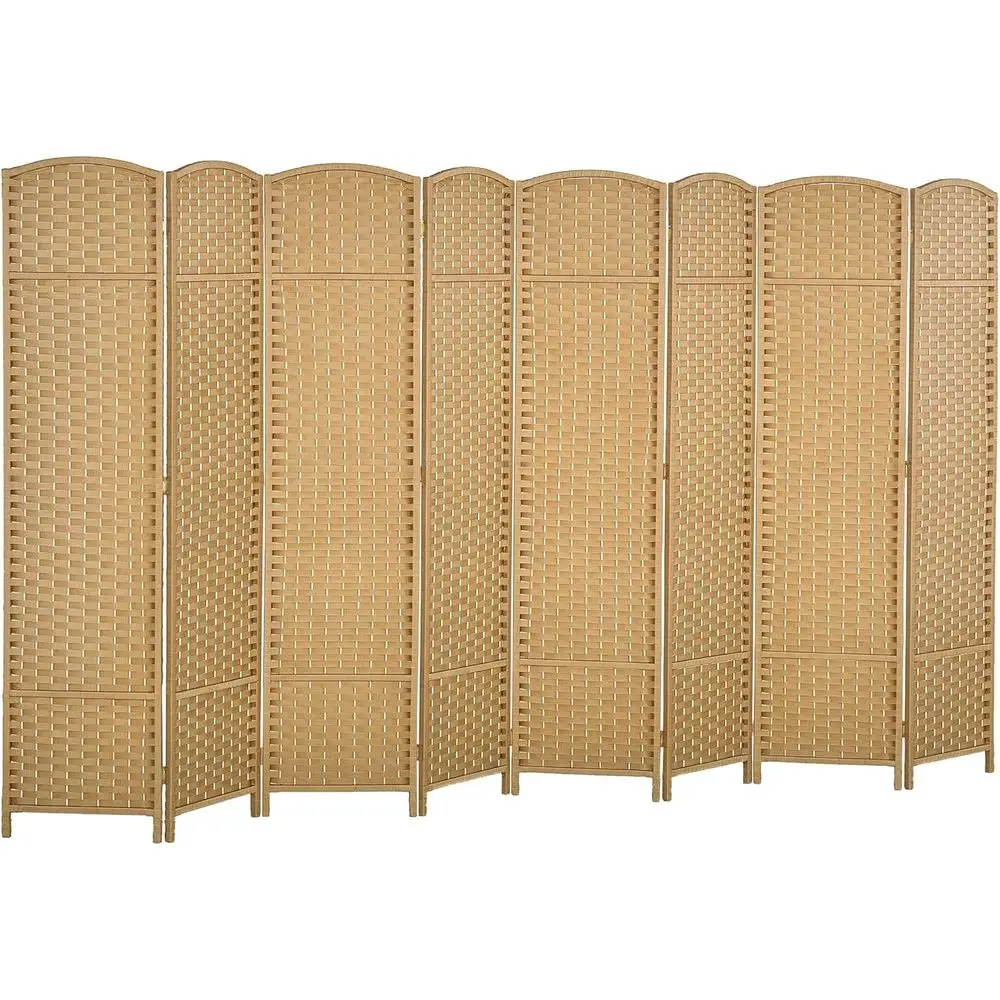 8 Panel Folding Privacy Screen, 5.6' Tall Standing Wall Partition for Home Office, Bedroom, Natural Wood Style
8 Panel Folding Privacy Screen, 5.6' Tall Standing Wall Partition for Home Office, Bedroom, Natural Wood Style