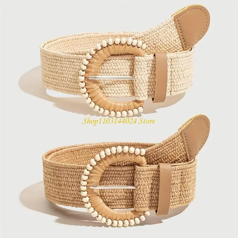 N5KE Khaki Straw Waistband Stylish Outfits for Men and Women, Adjustable Fit Straw Belt Beach Outfit
N5KE Khaki Straw Waistband Stylish Outfits for Men and Women, Adjustable Fit Straw Belt Beach Outfit