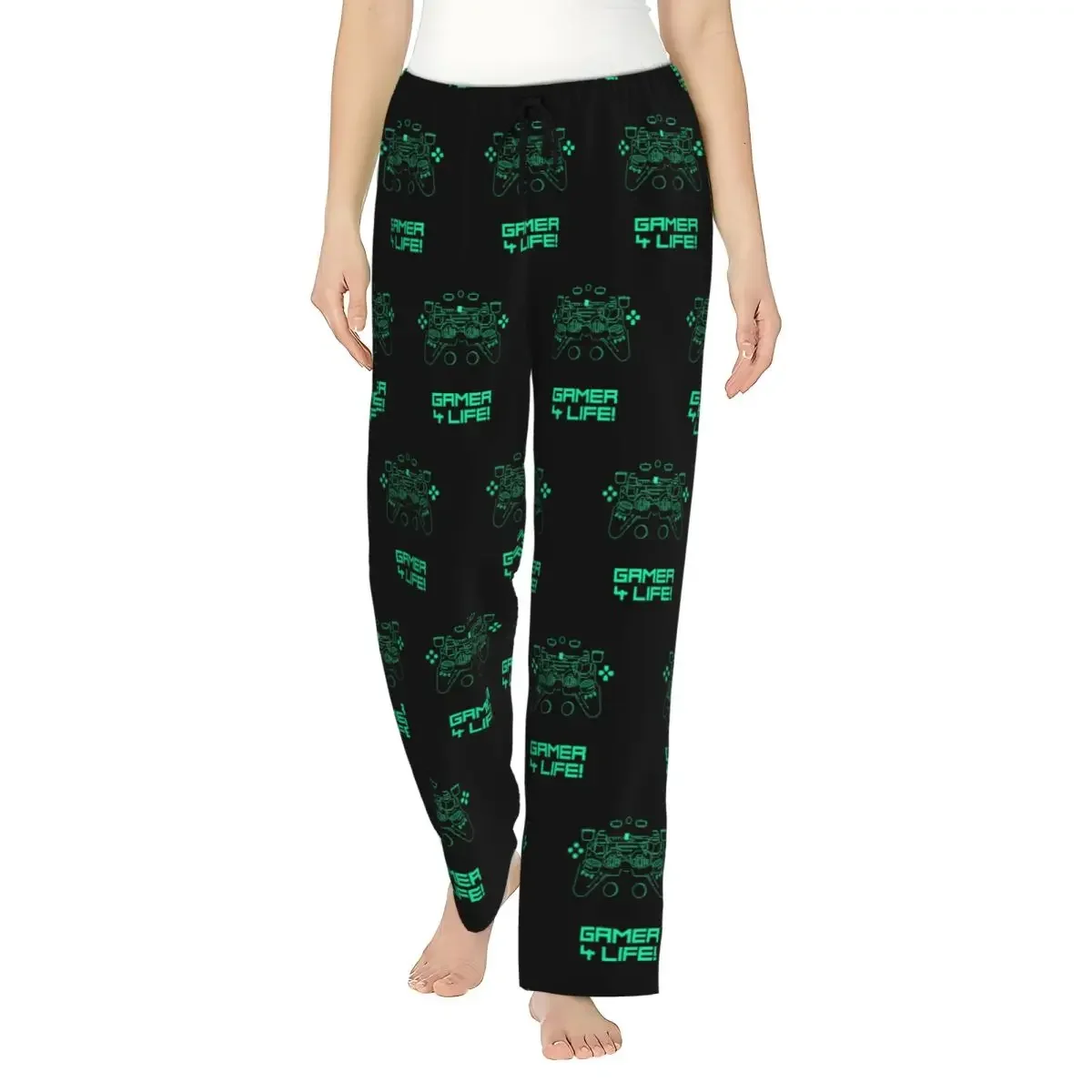 Custom Gamer 4 Life Gamepad Women Pajama Pants Lounge Sleep Sleepwear Bottoms with Pockets
Custom Gamer 4 Life Gamepad Women Pajama Pants Lounge Sleep Sleepwear Bottoms with Pockets