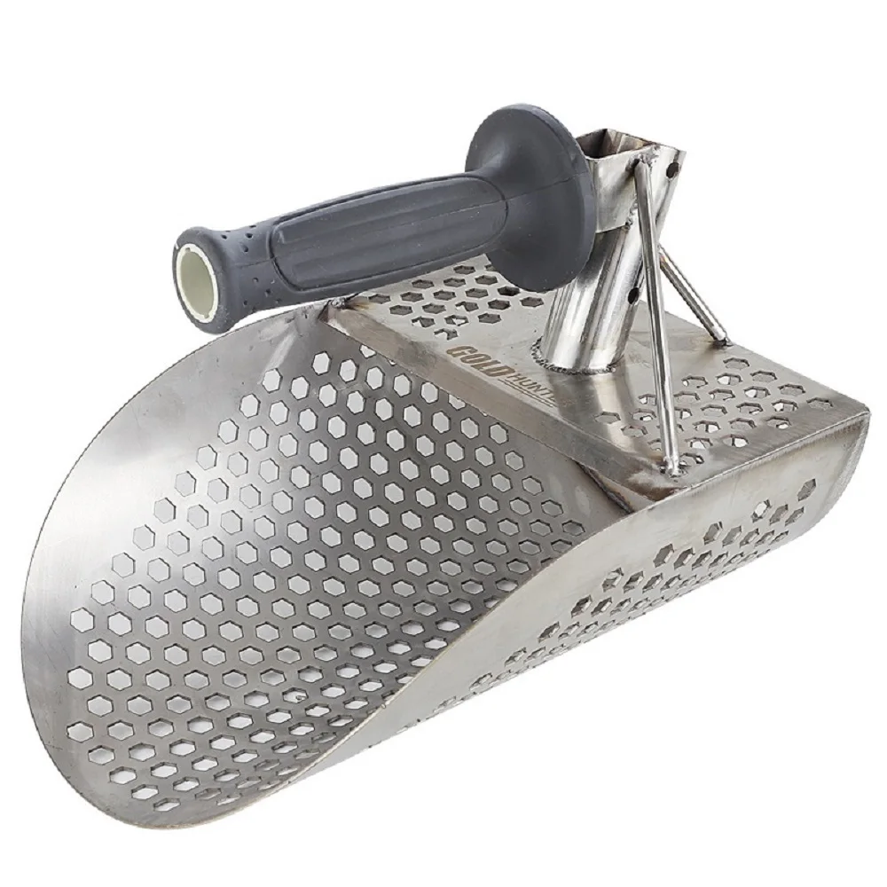 Hand Held Metal Detecting Tools Beach Sand Scoop Metal Detector Stainless Steel Sand Scoop
Hand Held Metal Detecting Tools Beach Sand Scoop Metal Detector Stainless Steel Sand Scoop