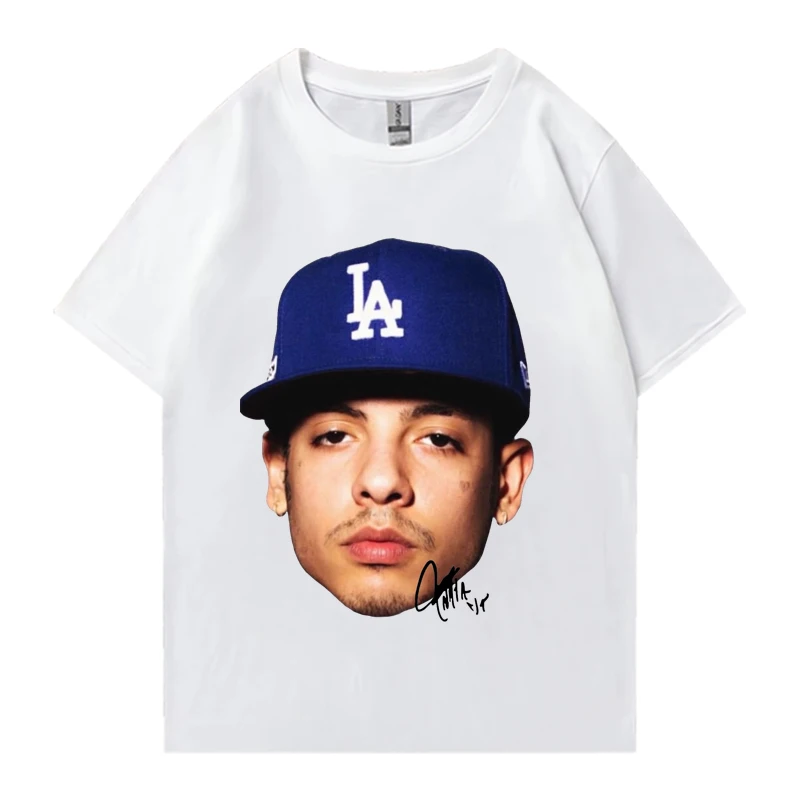 Rapper Natanael Cano Big Face T Shirt 2024 Men Women vintage Hip Hop streetwear Unisex summer 100% Cotton short sleeve t-shirts
Rapper Natanael Cano Big Face T Shirt 2024 Men Women vintage Hip Hop streetwear Unisex summer 100% Cotton short sleeve t-shirts