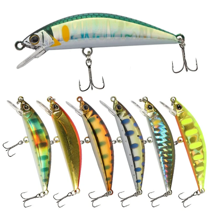 3pcs Minnow 55mm/3.5g Lure Sinking Fishing Bait Freshwater Mini Japan Lure Pesca Artificial Carp Fishing Wobbler Minnow
3pcs Minnow 55mm/3.5g Lure Sinking Fishing Bait Freshwater Mini Japan Lure Pesca Artificial Carp Fishing Wobbler Minnow
