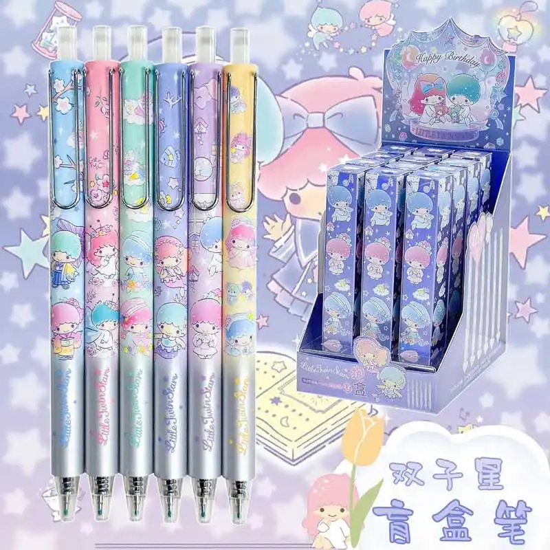 12pcs Kawaii Gemini Press gel Pen Cartoon St Smooth Low Center Of Gravity 0.5 Signature Pen Couple Stationery Gift Wholesale
12pcs Kawaii Gemini Press gel Pen Cartoon St Smooth Low Center Of Gravity 0.5 Signature Pen Couple Stationery Gift Wholesale