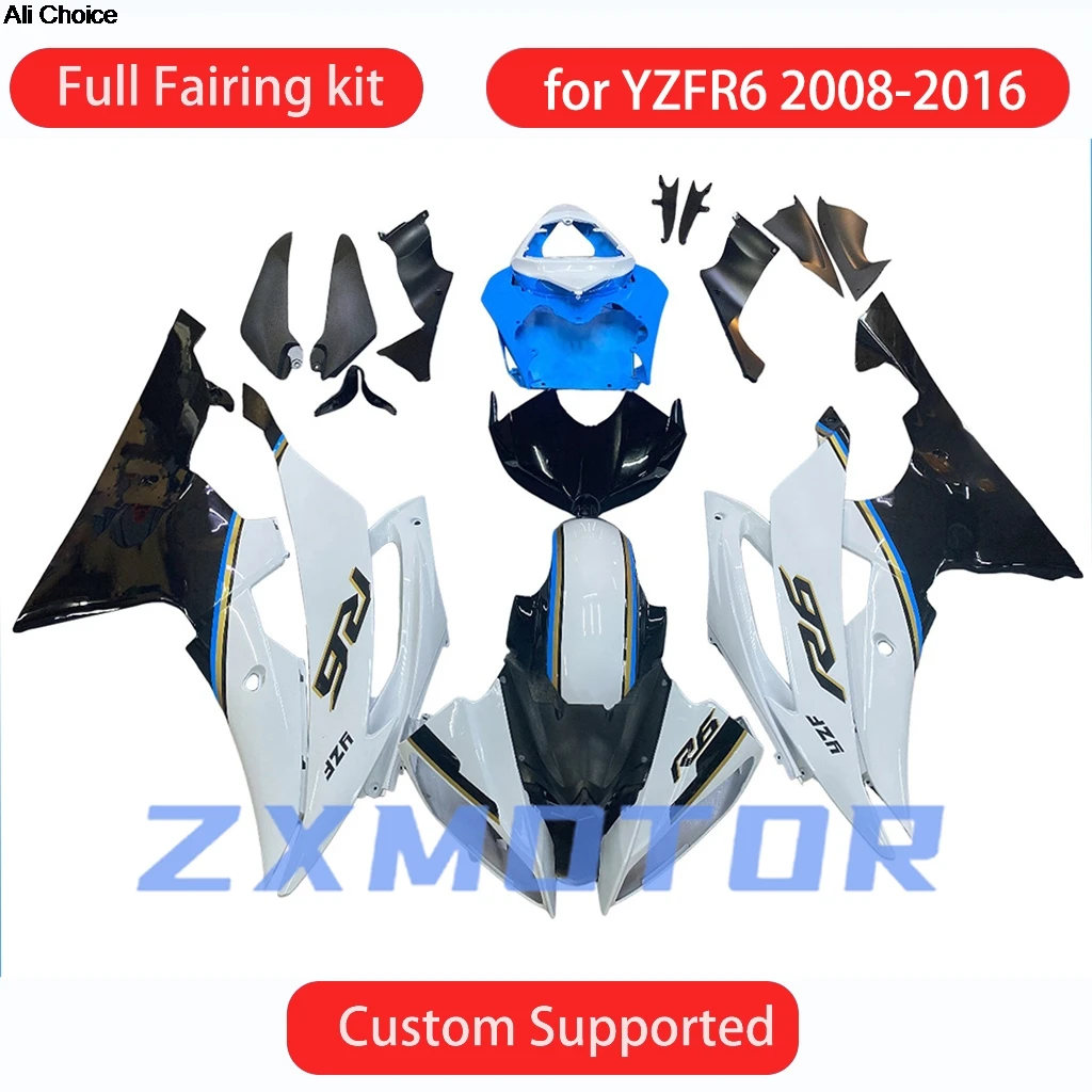 Plastic Fairing Kit YZFR6 2008 2009 2010 2011 2012 2013 2014 2015 2016 Motorcycle Fairings for YAMAHA YZF R6 08-16it
Plastic Fairing Kit YZFR6 2008 2009 2010 2011 2012 2013 2014 2015 2016 Motorcycle Fairings for YAMAHA YZF R6 08-16it