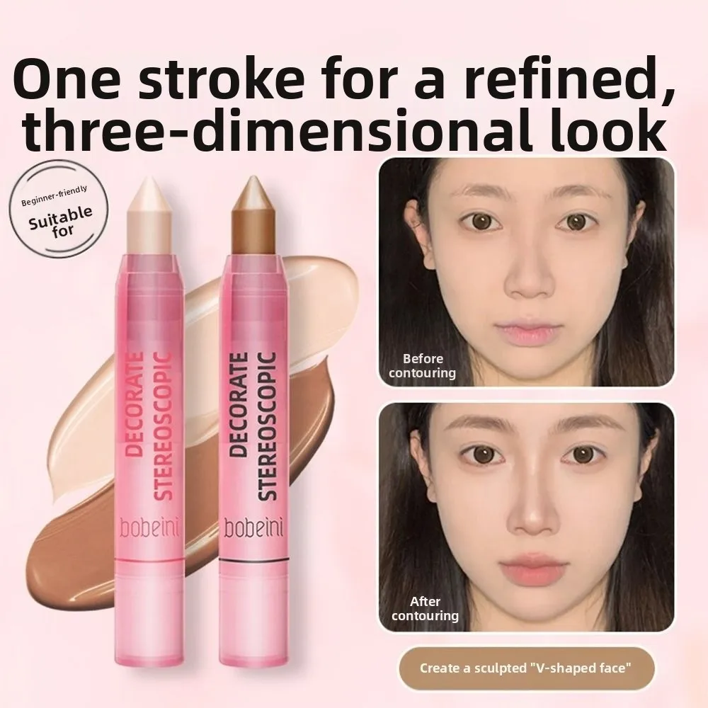 Matte Contour Stick Waterproof 3D Nose Shadow Concealer Moisturizing Long Lasting Face Highlighting Cream Face Makeup
Matte Contour Stick Waterproof 3D Nose Shadow Concealer Moisturizing Long Lasting Face Highlighting Cream Face Makeup