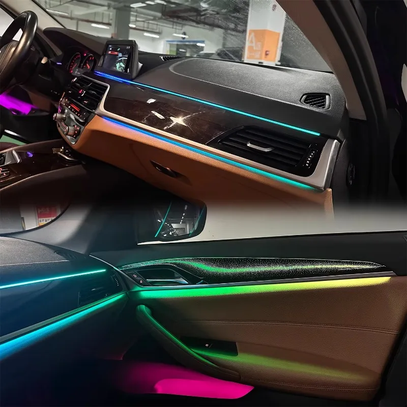 Luxurious Shining 64 Color Car Ambient Light Symphonic Atmosphere Light Kit for Interior Upgrade
Luxurious Shining 64 Color Car Ambient Light Symphonic Atmosphere Light Kit for Interior Upgrade