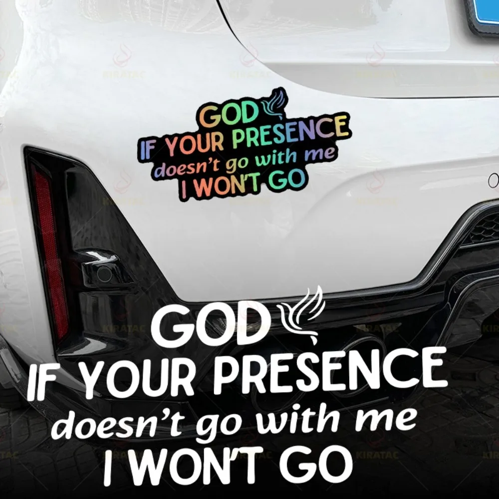 1 шт., GOD IF YOUR PRESENCE Doesn't Go with Me I WON'T GO, автомобильная наклейка, водонепроницаемая для багажника, окон, кузова, двери, испанские виниловые наклейки
1 шт., GOD IF YOUR PRESENCE Doesn't Go with Me I WON'T GO, автомобильная наклейка, водонепроницаемая для багажника, окон, кузова, двери, испанские виниловые наклейки