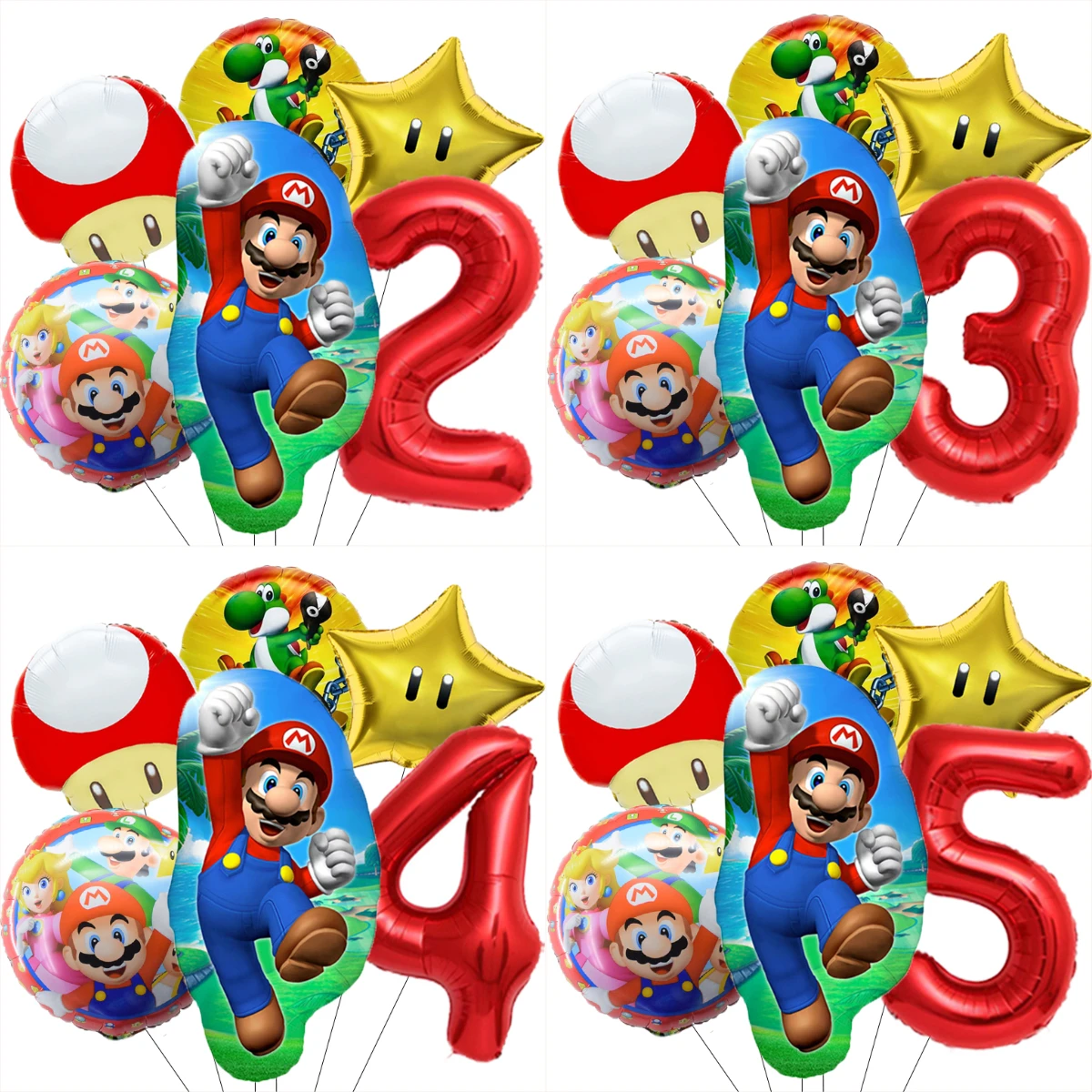 6pcs/Set Cartoon Super Game Aluminum Film Balloon 32 Inch Digital Balloon Children's Birthday Party House Background Decoration
6pcs/Set Cartoon Super Game Aluminum Film Balloon 32 Inch Digital Balloon Children's Birthday Party House Background Decoration