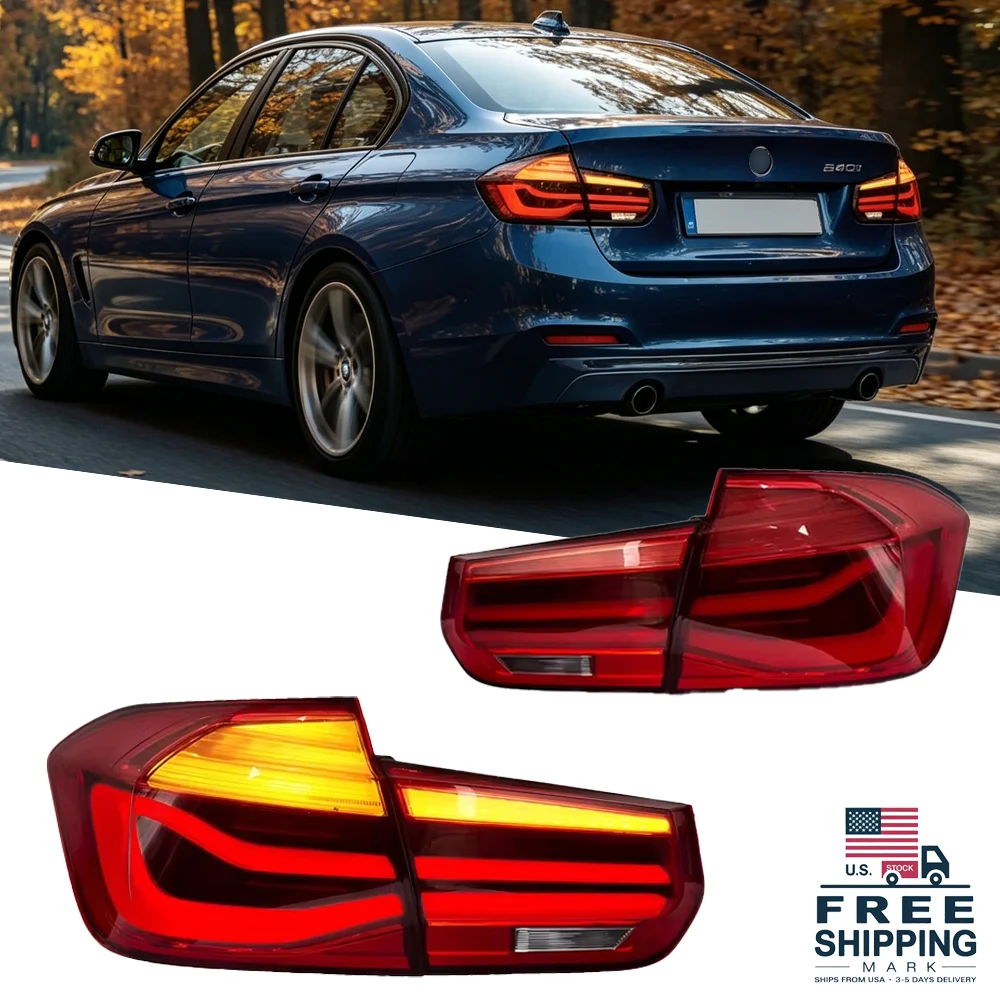 TYPY car for 12-19 3 Series 6th Gen (F30 F80) LED Tail Lights With Sequential Amber Turn Signal
TYPY car for 12-19 3 Series 6th Gen (F30 F80) LED Tail Lights With Sequential Amber Turn Signal