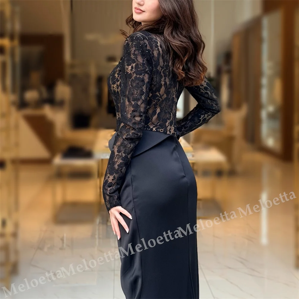 Customized Formal Long Sleeves Evening Dress Modern Style Lace Trumpet Long Dresses High Quality Elegant Party Wedding
Customized Formal Long Sleeves Evening Dress Modern Style Lace Trumpet Long Dresses High Quality Elegant Party Wedding