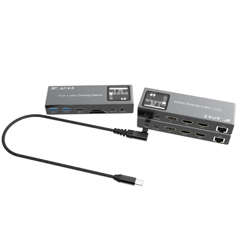 13 in 1 Type C Docking Station Wholesale Factory Price
13 in 1 Type C Docking Station Wholesale Factory Price