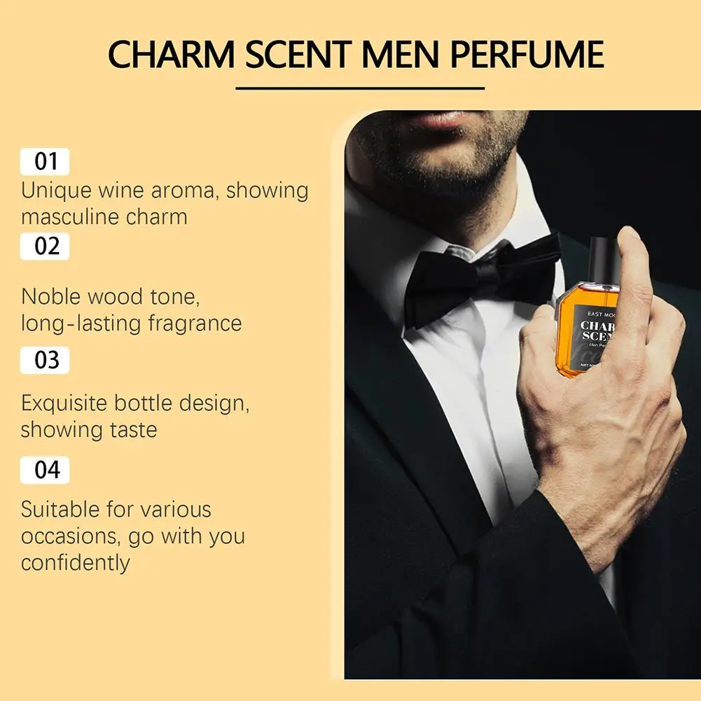 Men's Sandalwood Pheromone Perfume Spray Long-Lasting Romantic Fragrance Non-Irritating Scent Enhances Masculine Charm
Men's Sandalwood Pheromone Perfume Spray Long-Lasting Romantic Fragrance Non-Irritating Scent Enhances Masculine Charm