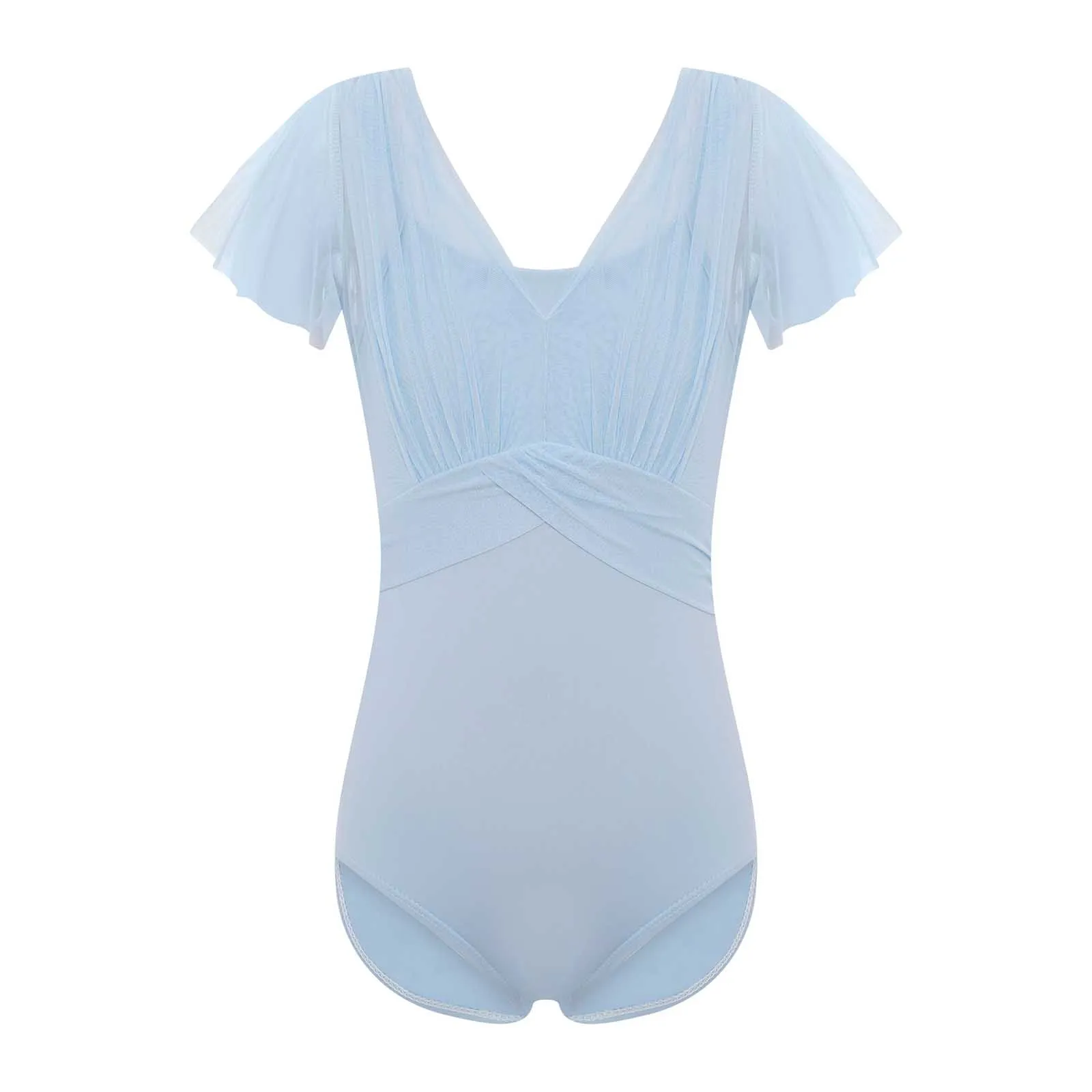 Kids Girls Ruffled Sleeves Ruched Sheer Mesh Overlay Bodice Ballet Leotard Gymnasics Ballet Dance Practice Performance Costume
Kids Girls Ruffled Sleeves Ruched Sheer Mesh Overlay Bodice Ballet Leotard Gymnasics Ballet Dance Practice Performance Costume