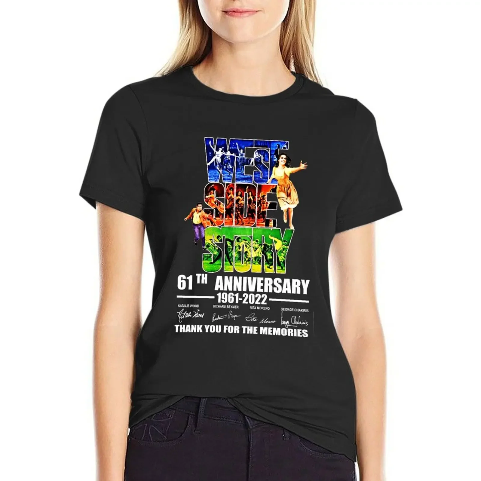 West Side Story 60th Anniversary 1961 2021 T-Shirt vintage clothes summer top lady clothes korean Women's clothes
West Side Story 60th Anniversary 1961 2021 T-Shirt vintage clothes summer top lady clothes korean Women's clothes