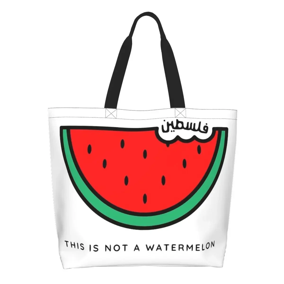 This Is Not A Watermelon Shopping Bags Large Capacity Aesthetic Magritte Parody Watermelon Merch For Unisex Casual Tote Bag
This Is Not A Watermelon Shopping Bags Large Capacity Aesthetic Magritte Parody Watermelon Merch For Unisex Casual Tote Bag