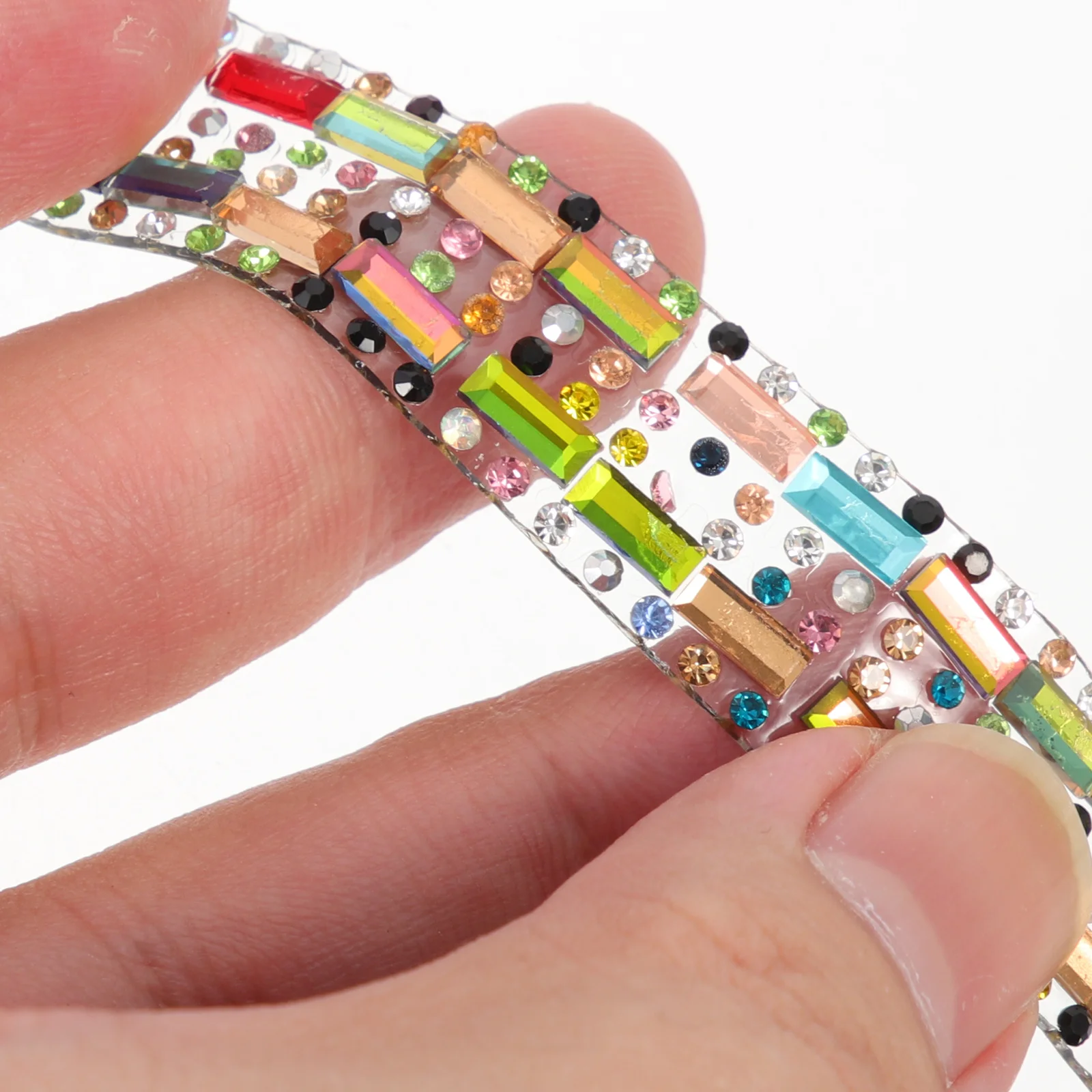 1 Roll Self Adhesive Rhinestone Ribbon Cuttable Bling Decorative Craft Trim for DIY Costume Accessories Clothes Supplies
1 Roll Self Adhesive Rhinestone Ribbon Cuttable Bling Decorative Craft Trim for DIY Costume Accessories Clothes Supplies