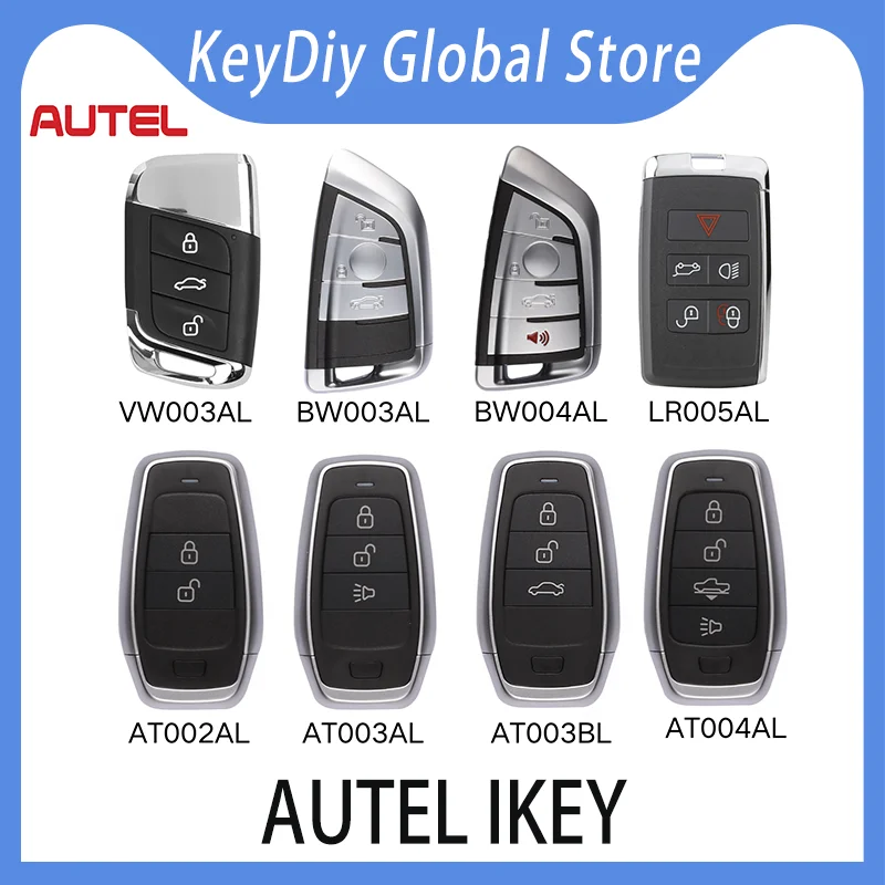 AUTEL IKEY BW003AL BW004AL LR005AL VW003AL AT002AL AT003BL AT003AL AT004AL Keyless universal smart key KM100 IM508 IM608 XP400
AUTEL IKEY BW003AL BW004AL LR005AL VW003AL AT002AL AT003BL AT003AL AT004AL Keyless universal smart key KM100 IM508 IM608 XP400