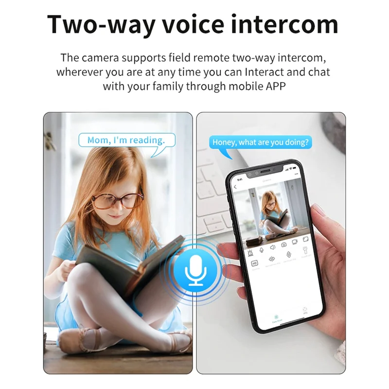 Беспроводная Wi-Fi камера электронного мониторинга K12 360° ° Пластиковая камера с двумя объективами для домашнего наблюдения, 1 комплект
Беспроводная Wi-Fi камера электронного мониторинга K12 360° ° Пластиковая камера с двумя объективами для домашнего наблюдения, 1 комплект