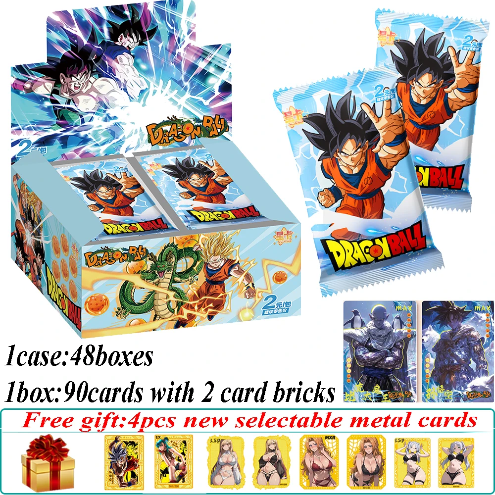 Оптовая продажа Star Card Dragon Ball Z Коллекционные карты Делюкс 2 юаня в упаковке Аниме Сон Гоку Сайян Вегета Коллекционная игра Боевые карты
Оптовая продажа Star Card Dragon Ball Z Коллекционные карты Делюкс 2 юаня в упаковке Аниме Сон Гоку Сайян Вегета Коллекционная игра Боевые карты