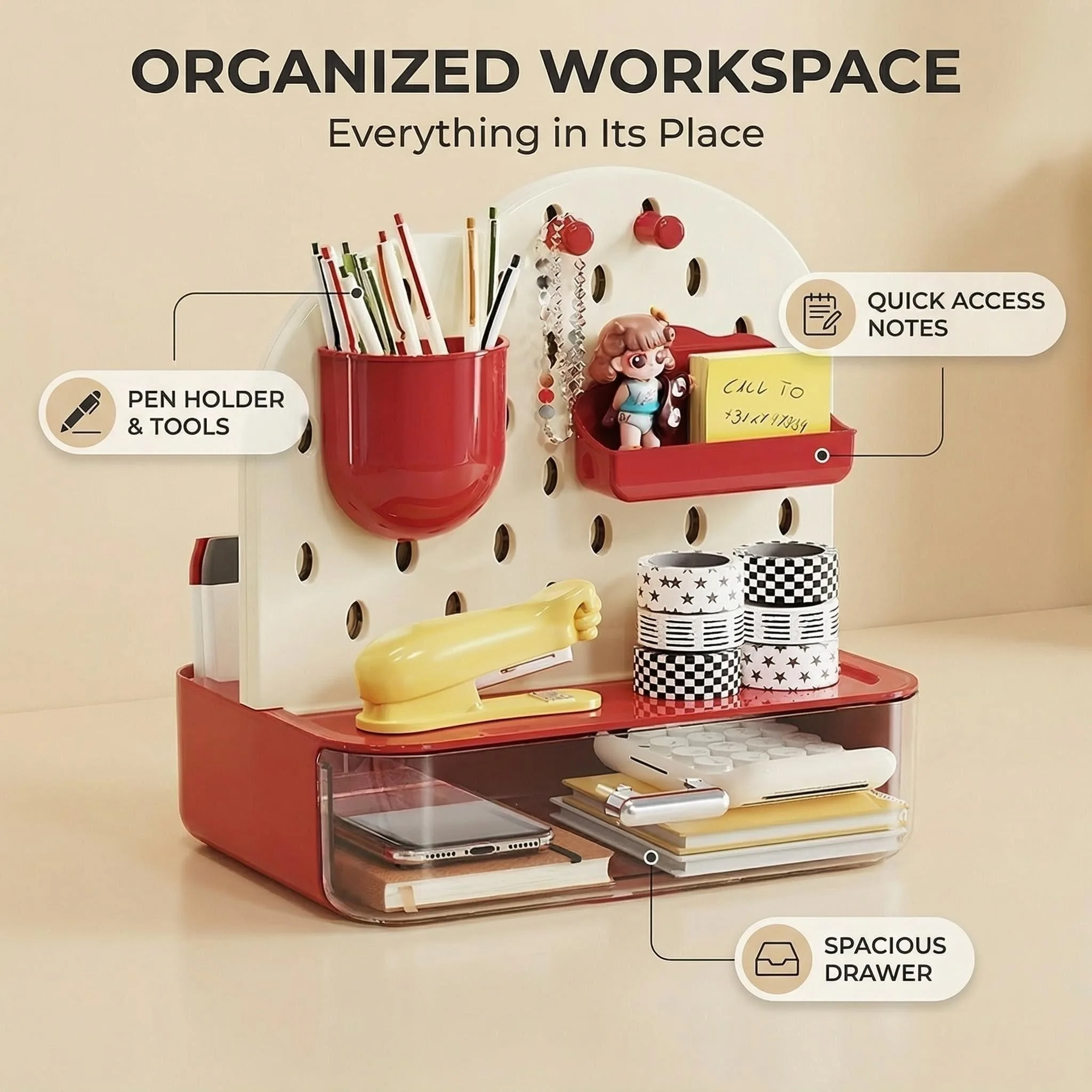 1 desktop jewelry, stationery file storage box
1 desktop jewelry, stationery file storage box
