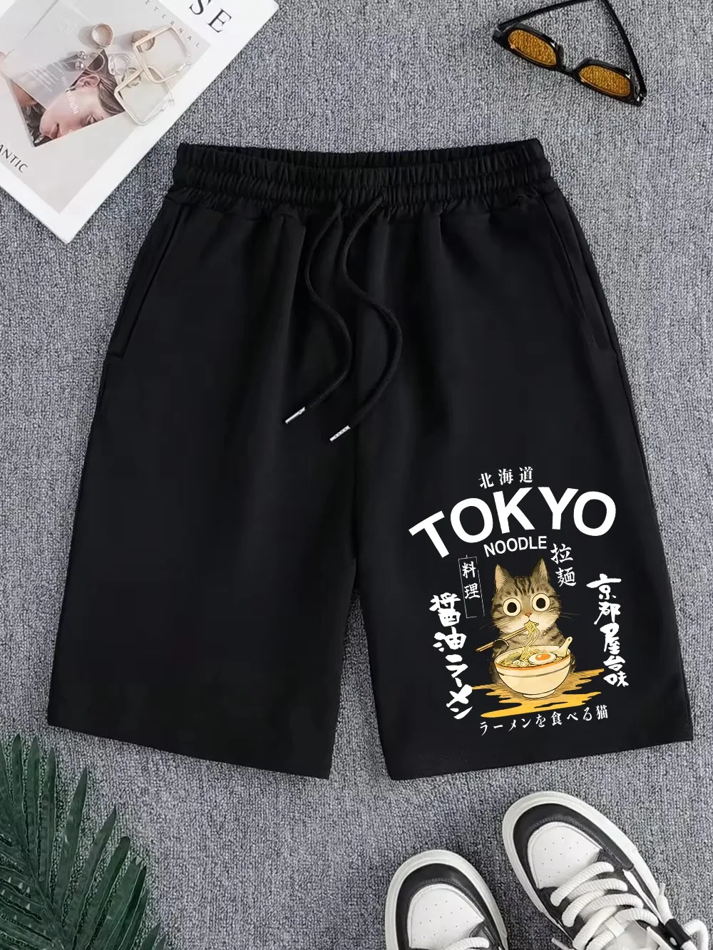 Noodles Cuisine In Tokyo Printed Pants Mens Basics High Waisted Wide Shorts Summer Oversized Shorts Casual Pocket Male Clothes
Noodles Cuisine In Tokyo Printed Pants Mens Basics High Waisted Wide Shorts Summer Oversized Shorts Casual Pocket Male Clothes