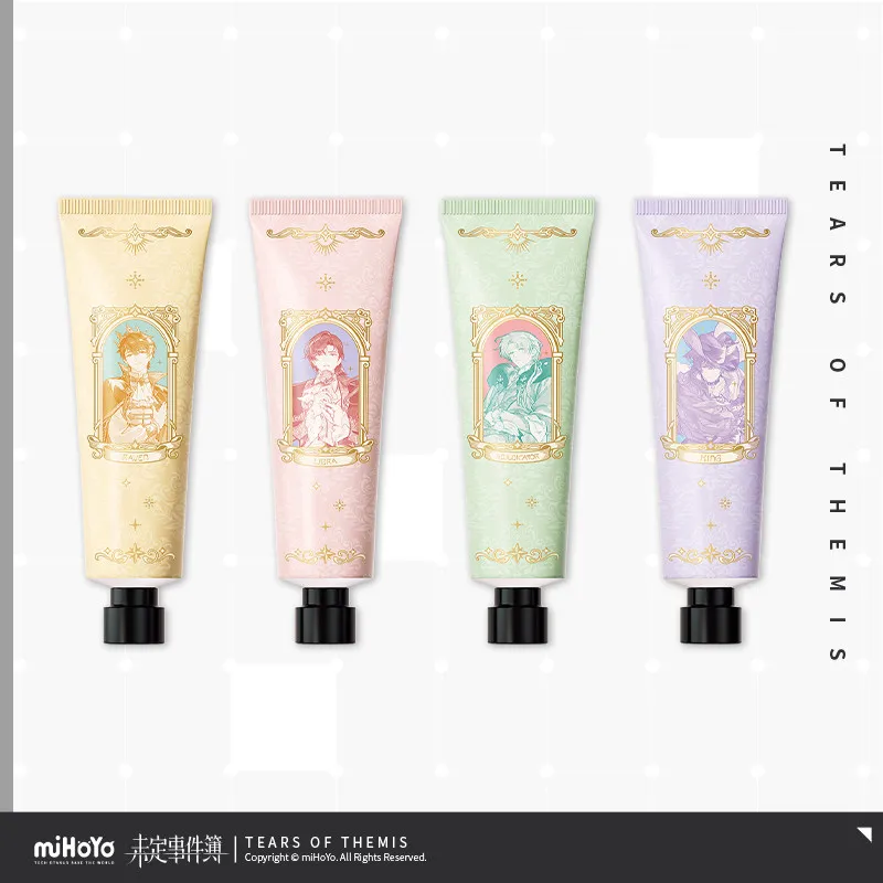 Presale MiHoYo Game Tears of Themis Artem Wing Luke Pearce Marius Von Hagen Anime fragrance hand cream Cosplay Halloween Gifts
Presale MiHoYo Game Tears of Themis Artem Wing Luke Pearce Marius Von Hagen Anime fragrance hand cream Cosplay Halloween Gifts