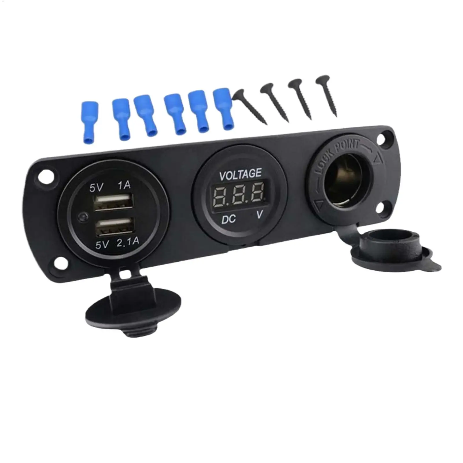 Dashboard Control Panel Car USB Charger Power Socket Marine Control Panel Outlet Socket For Marine Trailer Camper Interior
Dashboard Control Panel Car USB Charger Power Socket Marine Control Panel Outlet Socket For Marine Trailer Camper Interior