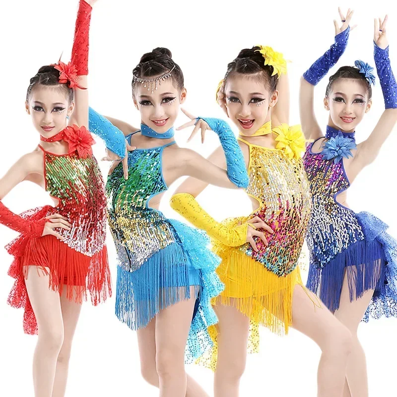 children's Latin girl show dance dresses girls performance clothes girls' Sequin tassel dance performance clothes for children's
children's Latin girl show dance dresses girls performance clothes girls' Sequin tassel dance performance clothes for children's