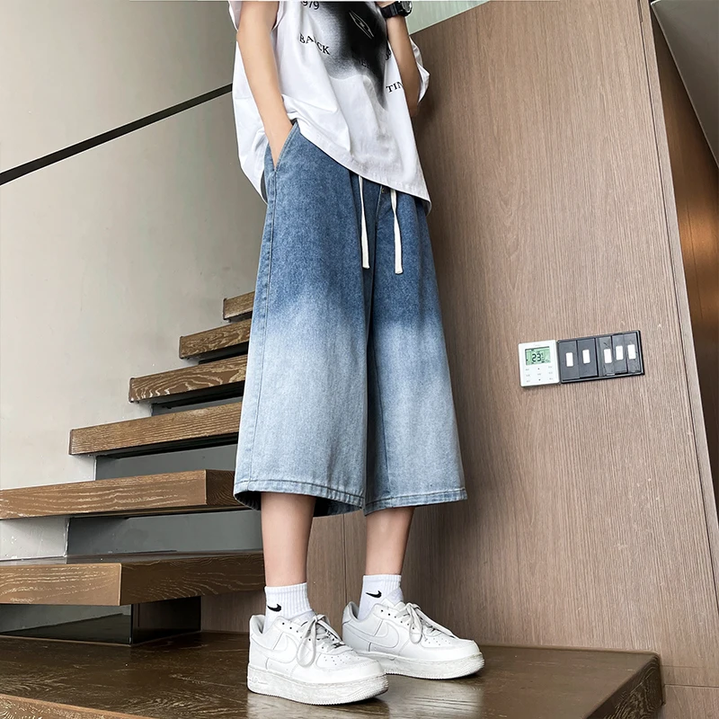 Summer Jeans Men Oversized Fashion Black Vintage Jeans Men Streetwear Hip-hop Loose Wide Leg Jeans Mens Cropped Pants S-3XL
Summer Jeans Men Oversized Fashion Black Vintage Jeans Men Streetwear Hip-hop Loose Wide Leg Jeans Mens Cropped Pants S-3XL