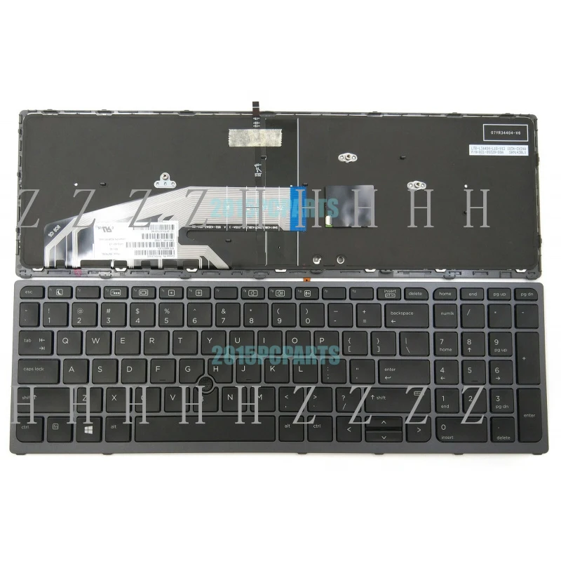 Z New for HP Zbook 15 G4 17 G4 US Backlit & Pointer Keyboard 848311-001
Z New for HP Zbook 15 G4 17 G4 US Backlit & Pointer Keyboard 848311-001