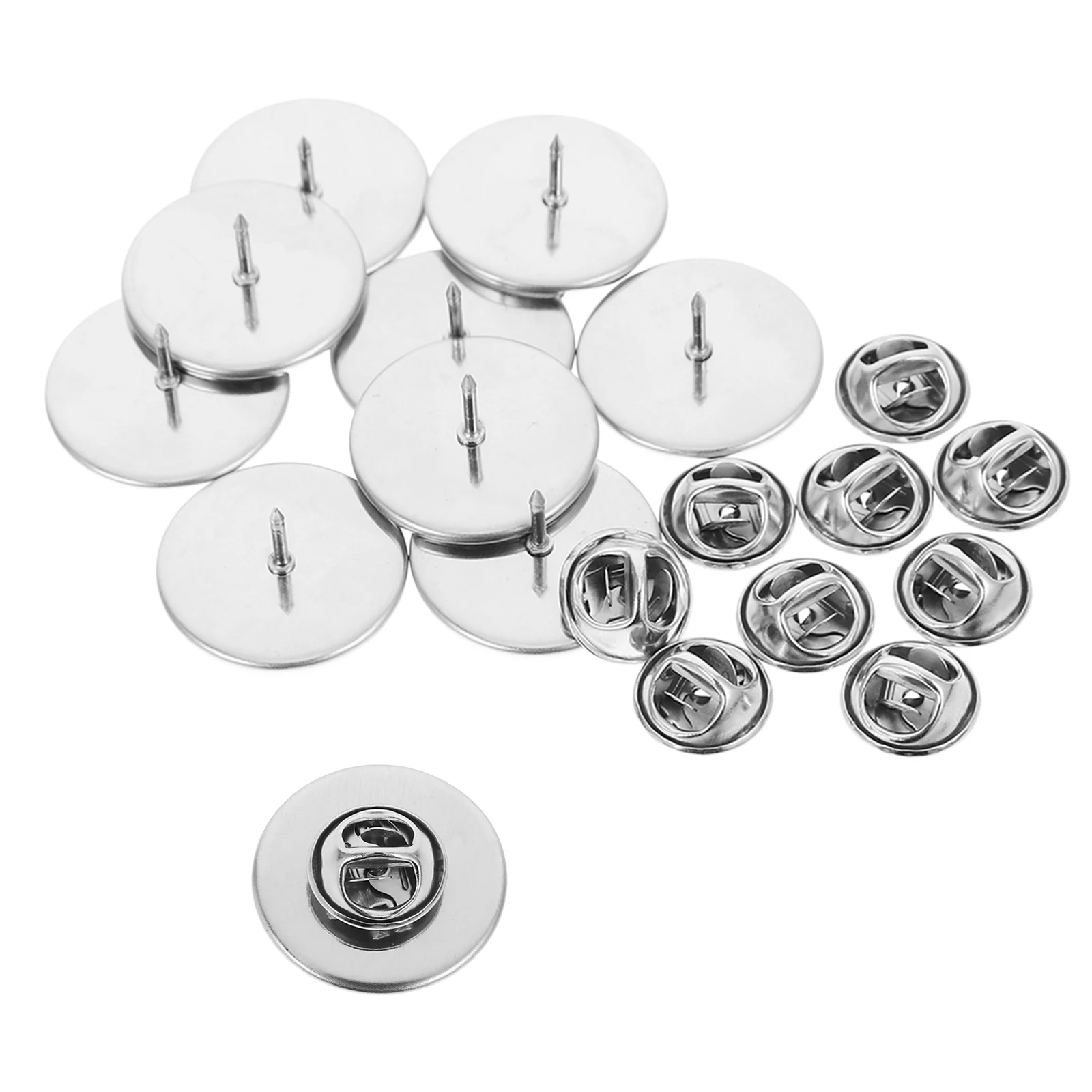 10pcs Brooch Pin Backs Clip Base Stainless Steel DIY Crafts Lapel Badge Making Supplies Easy Practical Jewelry Parts
10pcs Brooch Pin Backs Clip Base Stainless Steel DIY Crafts Lapel Badge Making Supplies Easy Practical Jewelry Parts