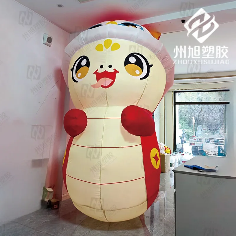 Inflatable cute snake air model with blower Snake auspicious outdoor shopping mall decorative atmosphere props
Inflatable cute snake air model with blower Snake auspicious outdoor shopping mall decorative atmosphere props