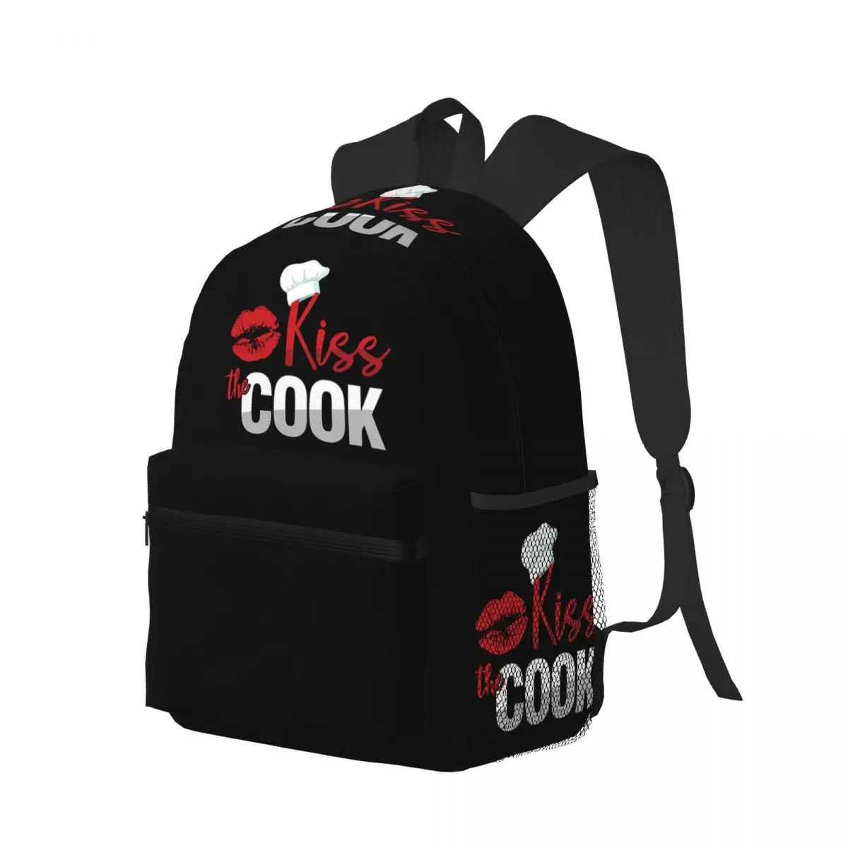 Kiss The Cook Student Backpack School Bag Hiking Travel Daypack for Men Women Bookbag Shoulder Bags
Kiss The Cook Student Backpack School Bag Hiking Travel Daypack for Men Women Bookbag Shoulder Bags