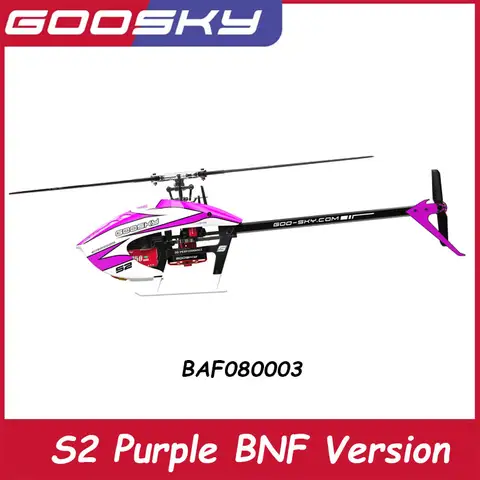 Goosky S2 Max Model Airplane 3d Remote Control Stunt Helicopter Dual Brushless Direct Drive Baf080001 Bnf/Rtf Toy Gift