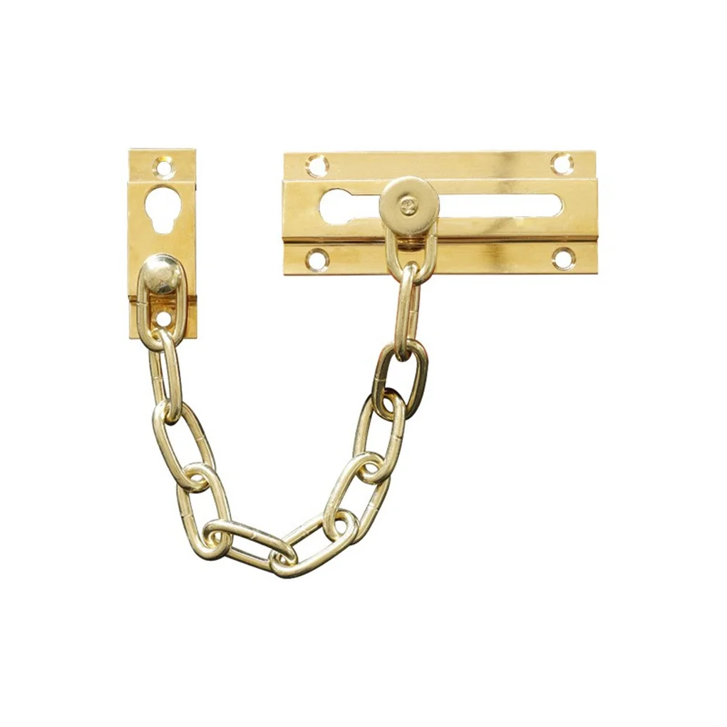 Brass Door Chain Lock Toddlers Indoor Security Sliding Deadbolt Apartment Doorknob Reinforcement Latch Bolt Hardware
Brass Door Chain Lock Toddlers Indoor Security Sliding Deadbolt Apartment Doorknob Reinforcement Latch Bolt Hardware