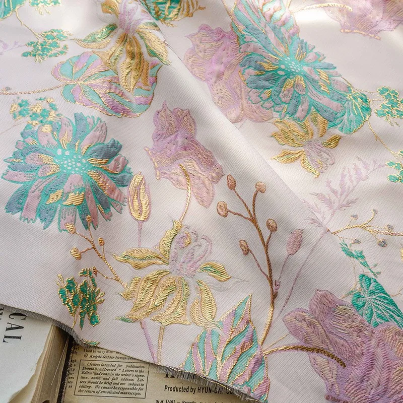 Silk embossed large flower elegant peach powder fabric classic women's dress decorative cloth vintage bouquet
Silk embossed large flower elegant peach powder fabric classic women's dress decorative cloth vintage bouquet