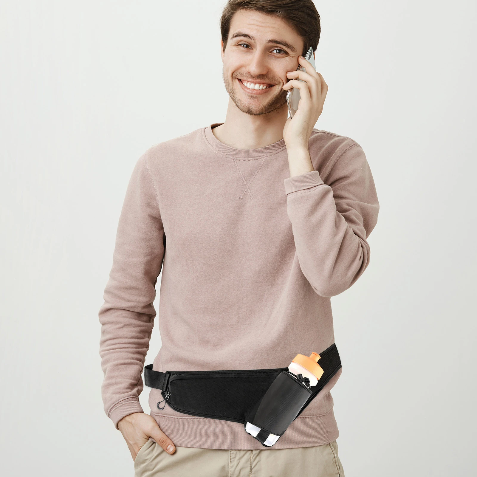 Running Waist Pack with Water Bottle Holder - Lightweight Waterproof Fitness Pouch for Men Women Cyclists Hikers Joggers
Running Waist Pack with Water Bottle Holder - Lightweight Waterproof Fitness Pouch for Men Women Cyclists Hikers Joggers