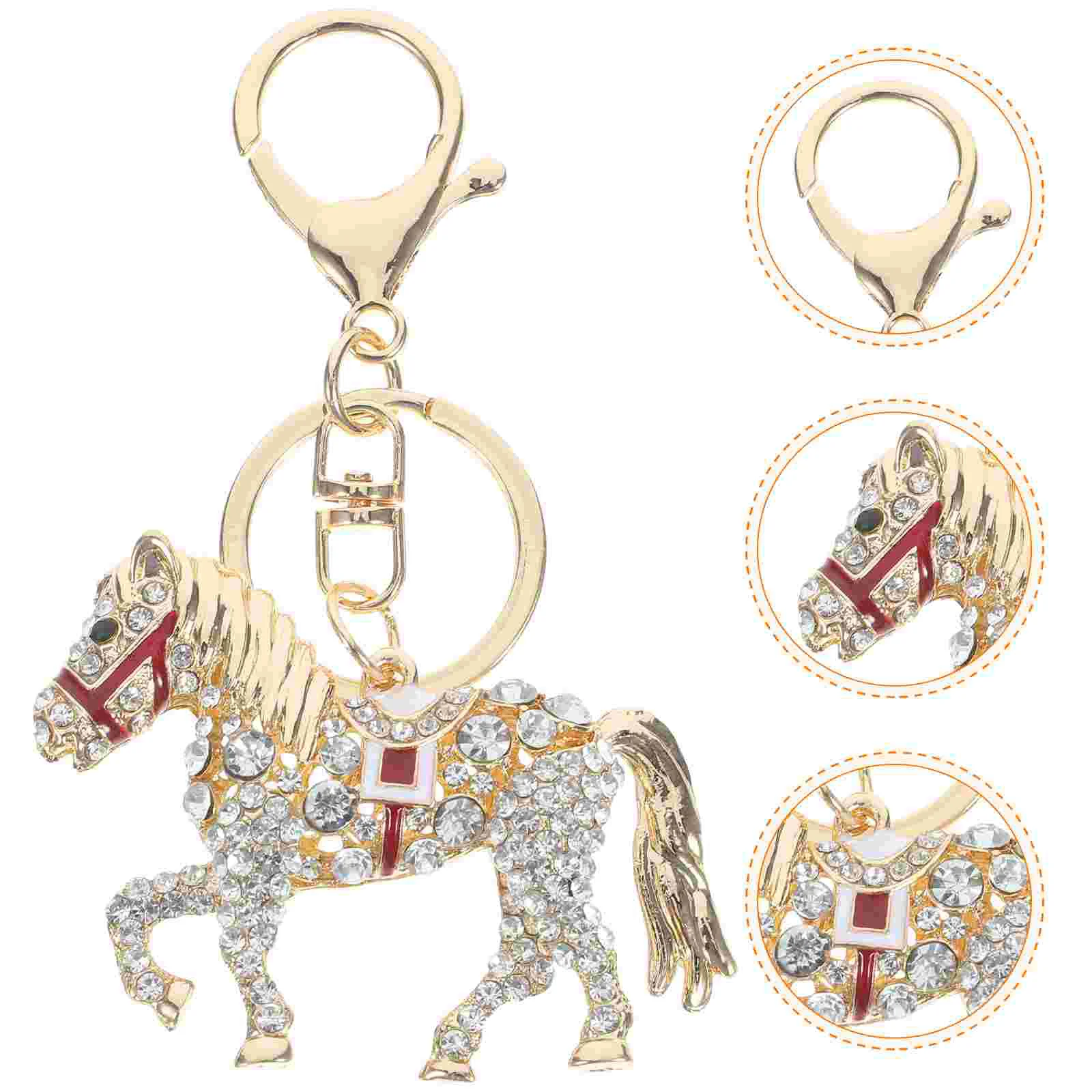 Horse Rhinestone Key Ring Keychaincharm Decoration Jeweled Keychains Cute Confetti Wallet
Horse Rhinestone Key Ring Keychaincharm Decoration Jeweled Keychains Cute Confetti Wallet