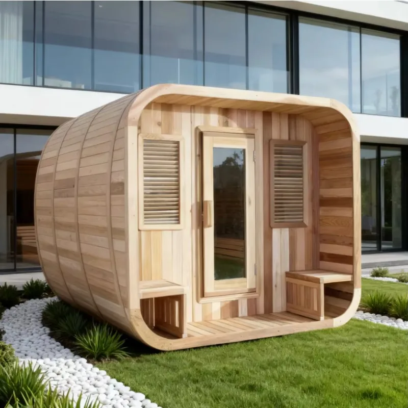 Custom Outdoor 4-6 Person Traditional Steam Cube Sauna Room Equipped With Wood Fired Stove Eco Friendly Solid Wood Sauna Cabin
Custom Outdoor 4-6 Person Traditional Steam Cube Sauna Room Equipped With Wood Fired Stove Eco Friendly Solid Wood Sauna Cabin