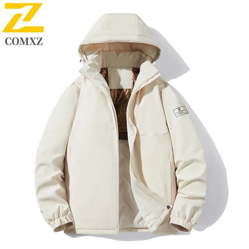 COMXZ 2025 Men Trendy Jackets Winter Graphene Lined Detachable Windproof Lightweight Hiking Hood Jacket Thick Fleece Lined Coat
COMXZ 2025 Men Trendy Jackets Winter Graphene Lined Detachable Windproof Lightweight Hiking Hood Jacket Thick Fleece Lined Coat