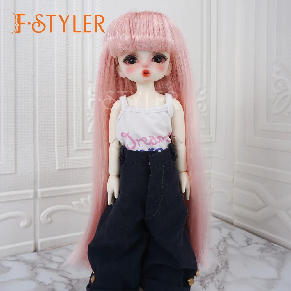 FStyler OB11 BJD SD Doll Wig 1/6 1/4 1/3 Long Straight Soft Synthetic Mohair Hair for 8-9inch 7-8inch 6-7inch Dolls Accessories
FStyler OB11 BJD SD Doll Wig 1/6 1/4 1/3 Long Straight Soft Synthetic Mohair Hair for 8-9inch 7-8inch 6-7inch Dolls Accessories
