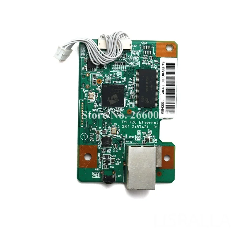 Original TM-T20 T81II Ethernet Set Board Printer Spare Parts for Epson TM-T81II t20 Ethernet Board
Original TM-T20 T81II Ethernet Set Board Printer Spare Parts for Epson TM-T81II t20 Ethernet Board