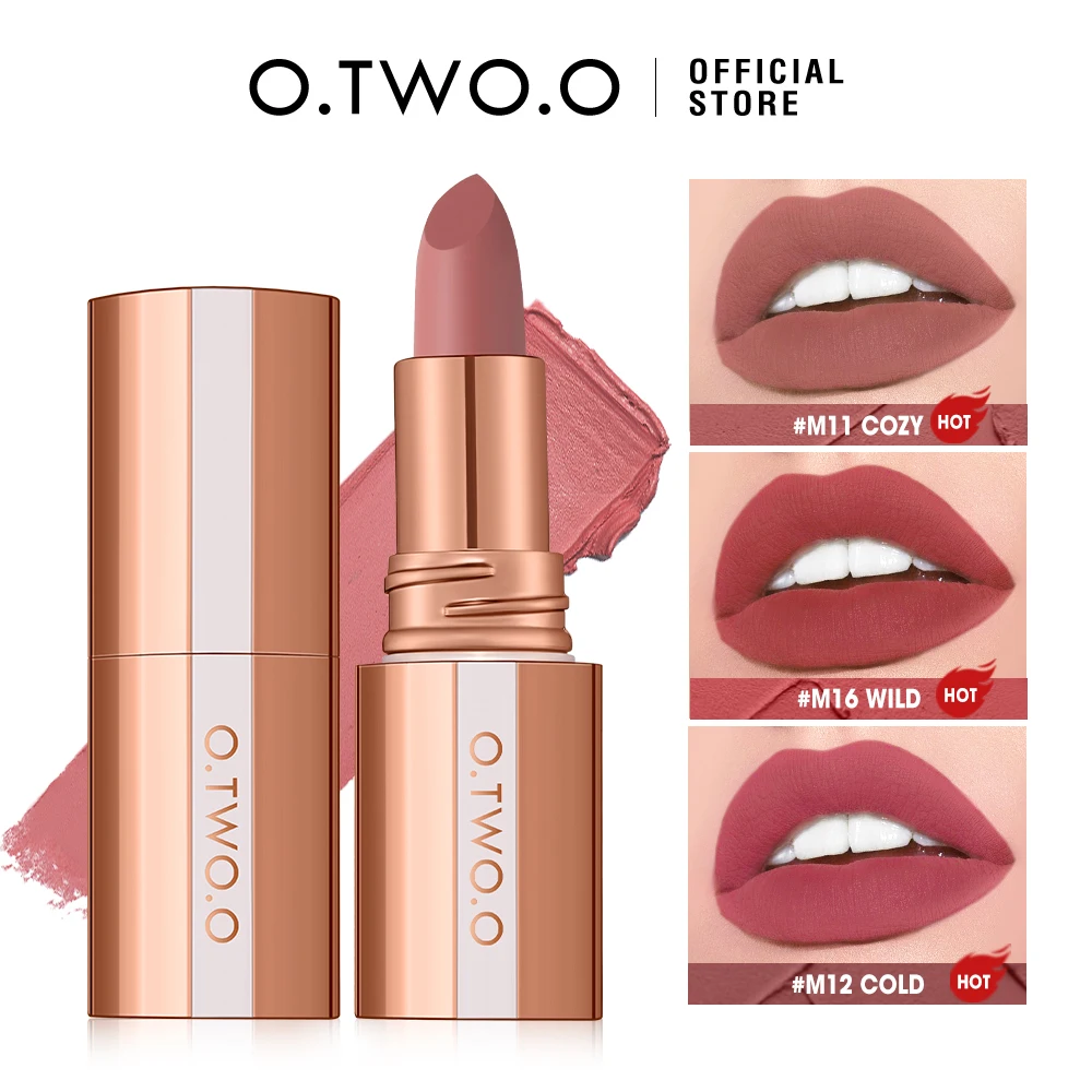 O.TWO.O Matte Lipstick Long Lasting Waterproof Lip Stick Smudge-free Classic Highly Pigmented Velvet Finish Lip Tint Makeup
O.TWO.O Matte Lipstick Long Lasting Waterproof Lip Stick Smudge-free Classic Highly Pigmented Velvet Finish Lip Tint Makeup