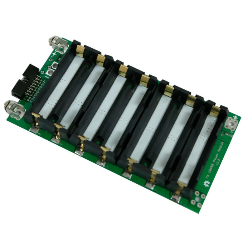 7 strings 18650 lithium battery pack solder-free battery management system bms protection board battery box
7 strings 18650 lithium battery pack solder-free battery management system bms protection board battery box